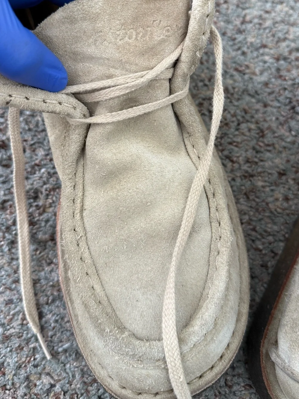 Astorflex BEENFLEX Stone Beige Suede Derbies 9